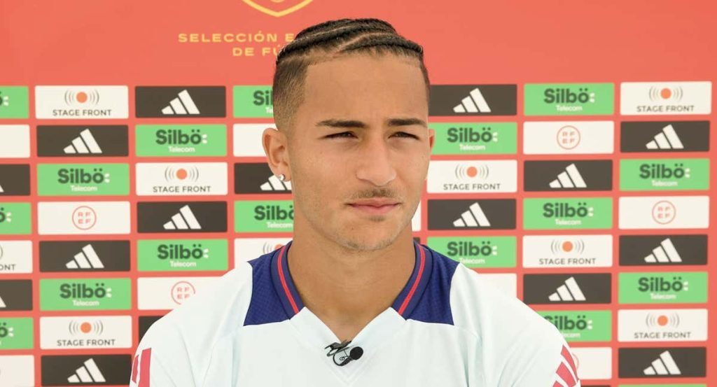 Mateo Joseph, en un momento de la entrevista con Relevo.