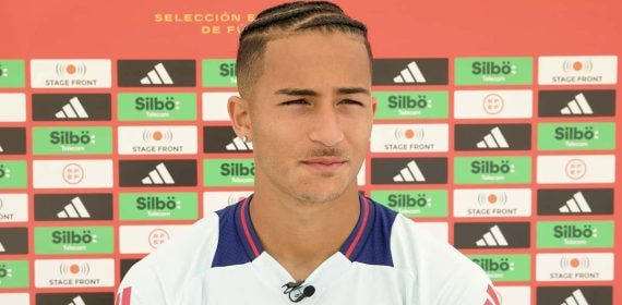 Mateo Joseph, en un momento de la entrevista con Relevo.