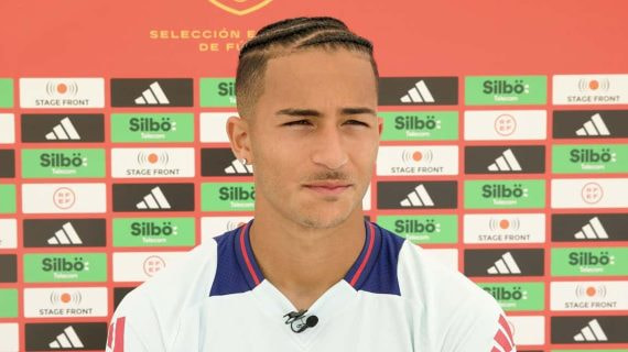 Mateo Joseph, en un momento de la entrevista con Relevo.
