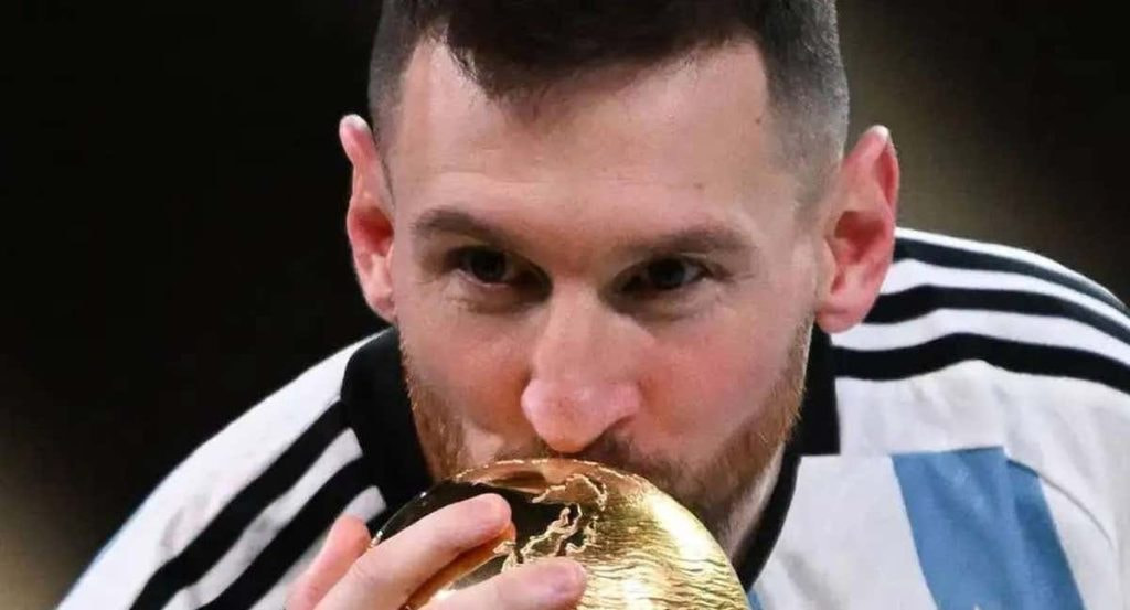Leo Messi durante el Mundial.