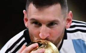 Leo Messi durante el Mundial.