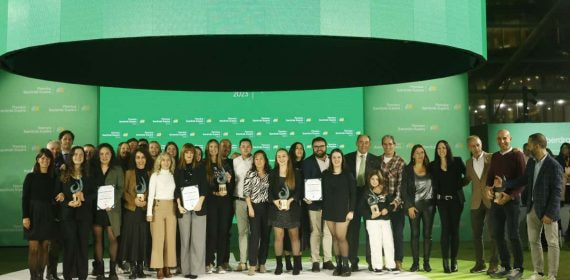 La foto de familia, con todos los ganadores de los Premios Supera 2023.