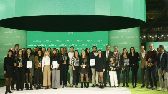 La foto de familia, con todos los ganadores de los Premios Supera 2023.