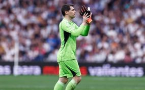 Casillas en un partido de leyendas.