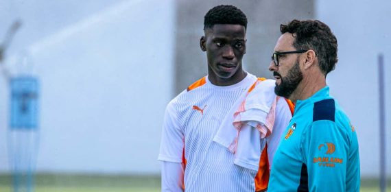Ilaix Moriba y Bordalás se reencontrarían en el Getafe.