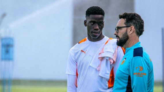 Ilaix Moriba y Bordalás se reencontrarían en el Getafe.