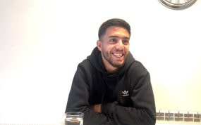Ilias Akhomach, durante la entrevista con Relevo.