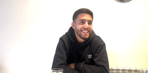 Ilias Akhomach, durante la entrevista con Relevo.