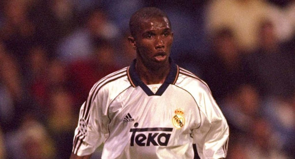 Samuel Eto'o, en un partido con el Real Madrid ante el Molde.