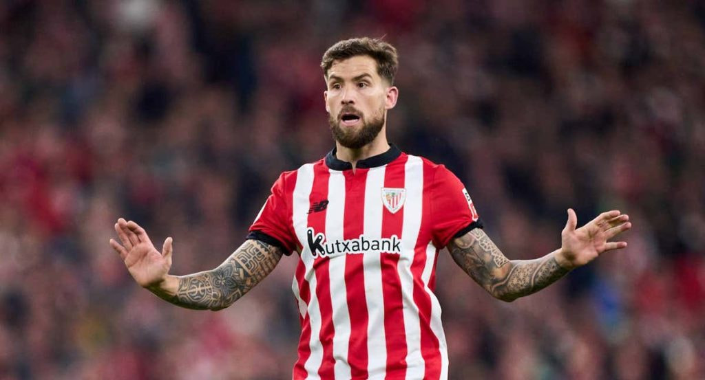 Iñigo Martínez, con el Athletic.
