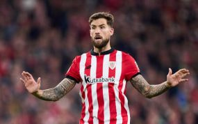 Iñigo Martínez, con el Athletic.