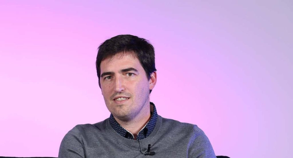 Andoni Iraola durante la charla