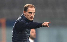 Thomas Tuchel durante un partido con el Chelsea.