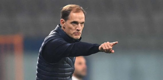 Thomas Tuchel durante un partido con el Chelsea.