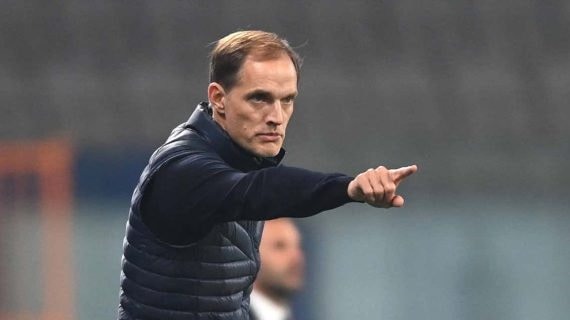 Thomas Tuchel durante un partido con el Chelsea.