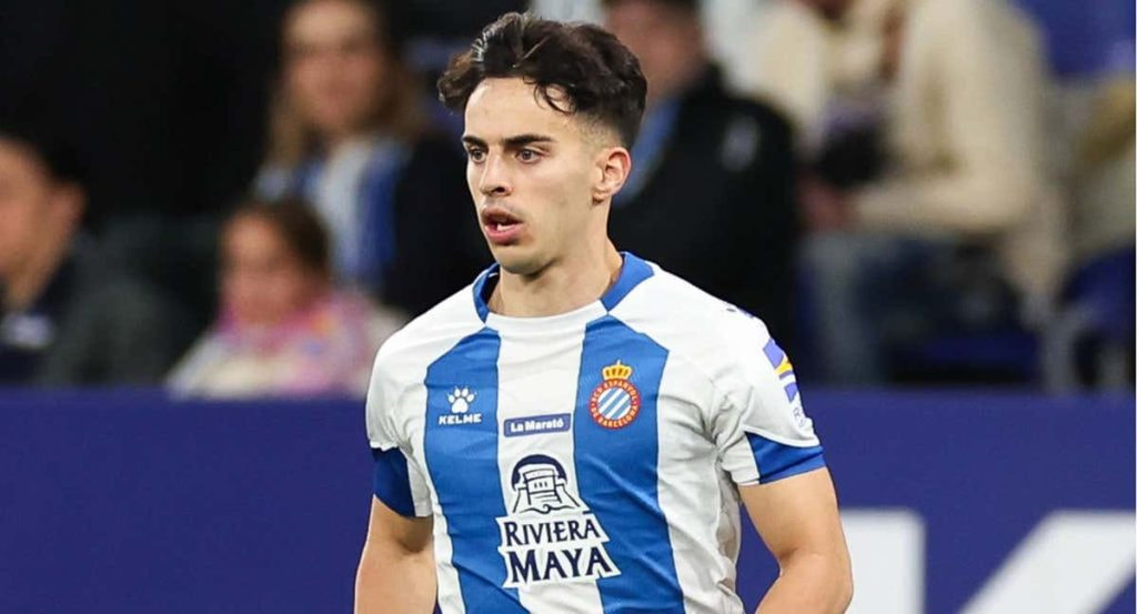 Álvaro Aguado es jugador del Espanyol.