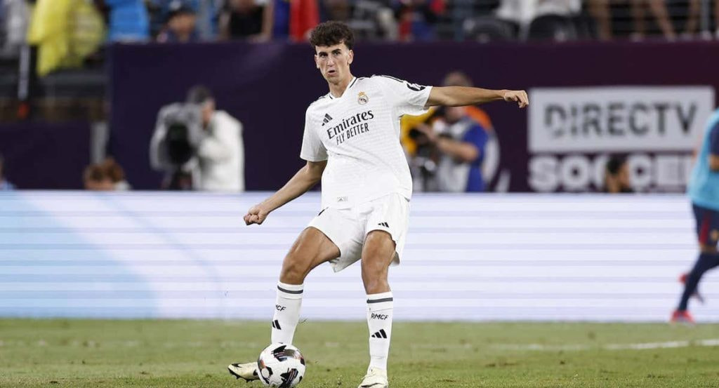 Jacobo Ramón, con el Real Madrid.