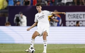 Jacobo Ramón, con el Real Madrid.