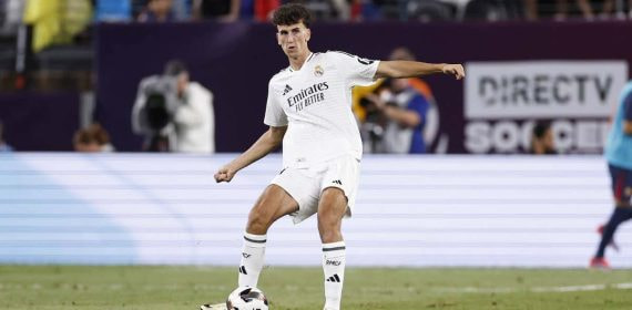 Jacobo Ramón, con el Real Madrid.