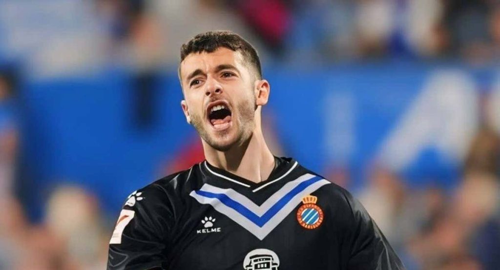 Joan García, con el Espanyol.