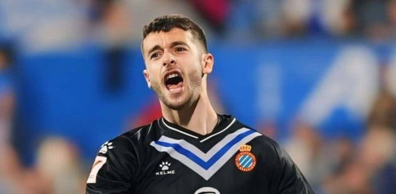 Joan García, con el Espanyol.