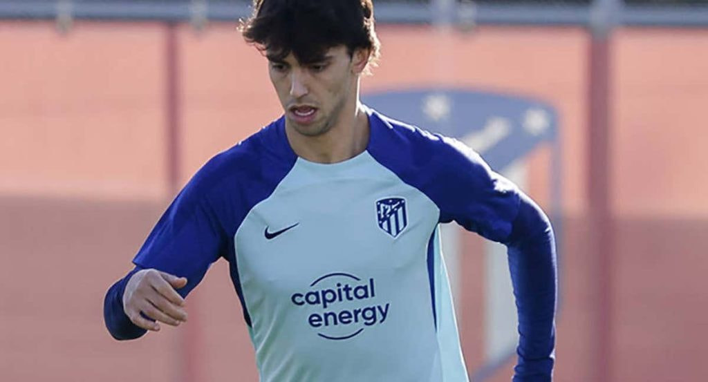 Joao Félix, en un entrenamiento.
