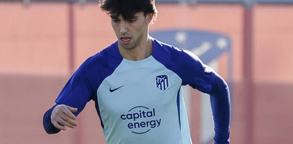 Joao Félix, en un entrenamiento.