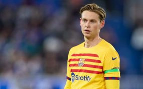 Frenkie de Jong el pasado sábado en Vitoria.