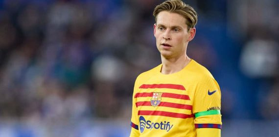 Frenkie de Jong el pasado sábado en Vitoria.