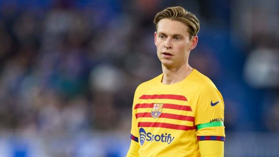 Frenkie de Jong el pasado sábado en Vitoria.