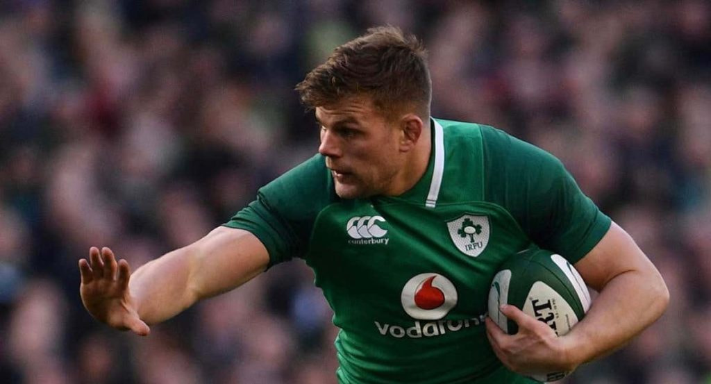 Jordi Murphy jugando con Irlanda.