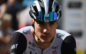 Juan Ayuso, en la Vuelta a España.