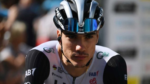 Juan Ayuso, en la Vuelta a España.