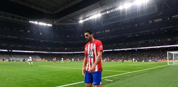 Koke abandona el césped del Bernabéu en el último Real Madrid - Atleti.