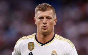 Toni Kroos, durante un partido esta temporada.