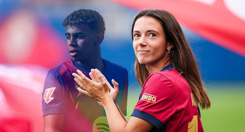Lamine Yamal y Aitana Bonmatí, dos de las estrellas del club.