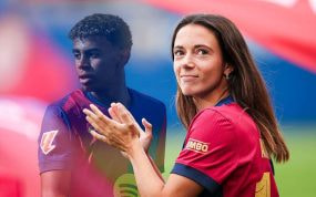 Lamine Yamal y Aitana Bonmatí, dos de las estrellas del club.