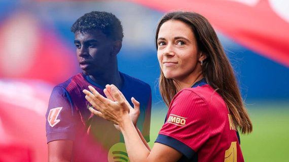 Lamine Yamal y Aitana Bonmatí, dos de las estrellas del club.