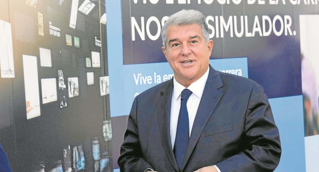 Laporta, en un acto.