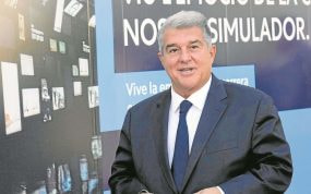 Laporta, en un acto.