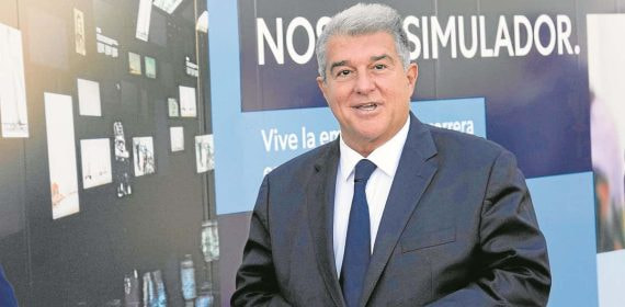 Laporta, en un acto.