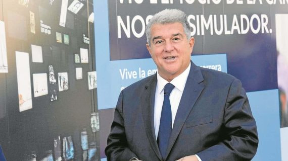 Laporta, en un acto.