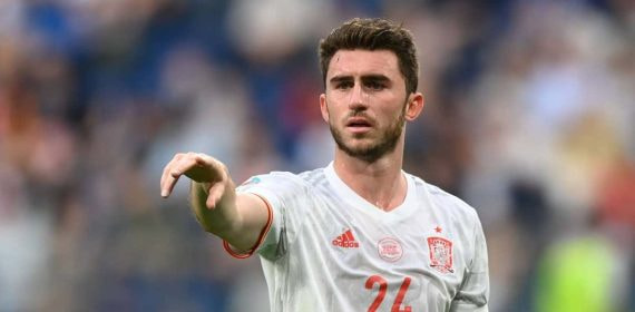 El internacional español del Manchester City, Aymeric Laporte.
