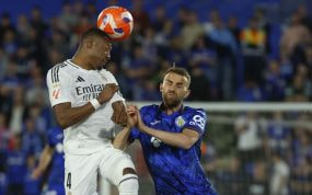 David Alaba ante el Getafe.