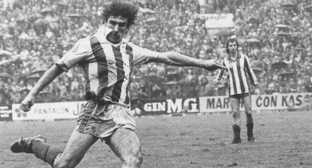 Zamora fuera el autor del gol más importante en la historia de la Real Sociedad.