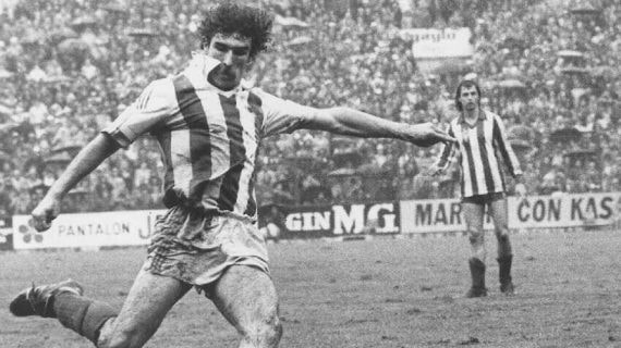 Zamora fuera el autor del gol más importante en la historia de la Real Sociedad.