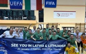 La selección de Bielorrusia celebra en Malta la clasificación para el Campeonato de Europa de Letonia y Lituania.