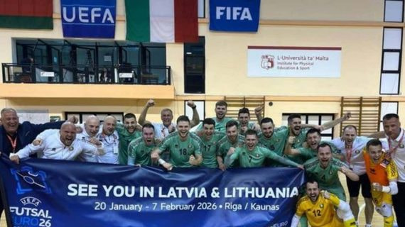 La selección de Bielorrusia celebra en Malta la clasificación para el Campeonato de Europa de Letonia y Lituania.