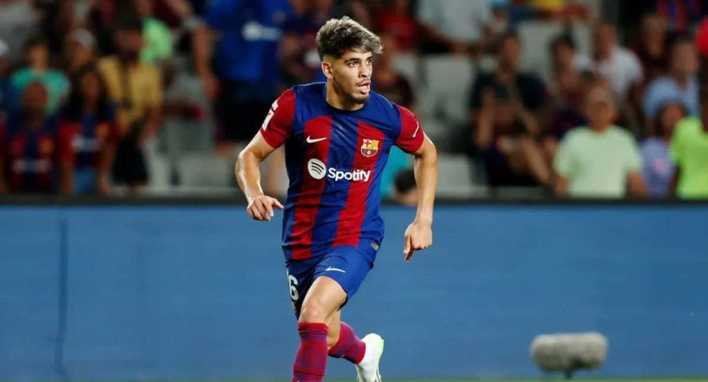 Abde, con el Barcelona.