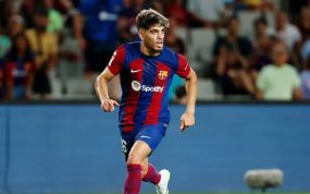 Abde, con el Barcelona.